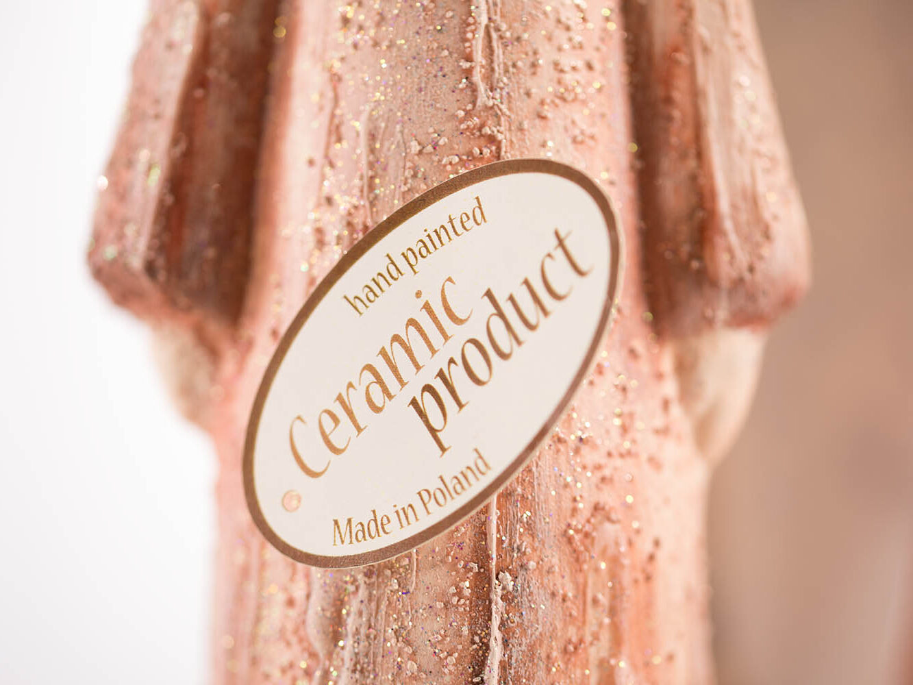 ręczna produkcja - ceramika świąteczna - anioły