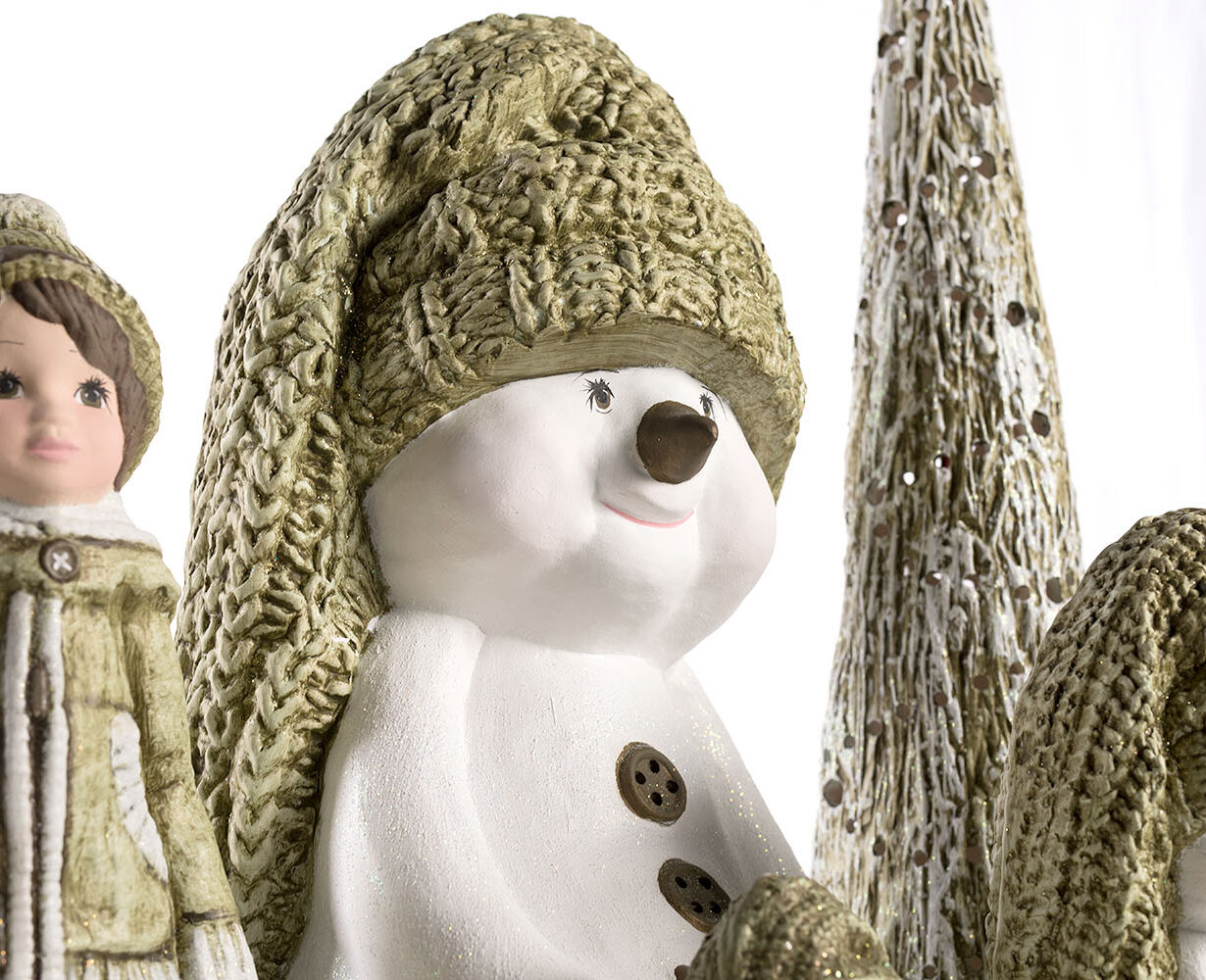 figurki gliniane - bałwanek z gliny - producent