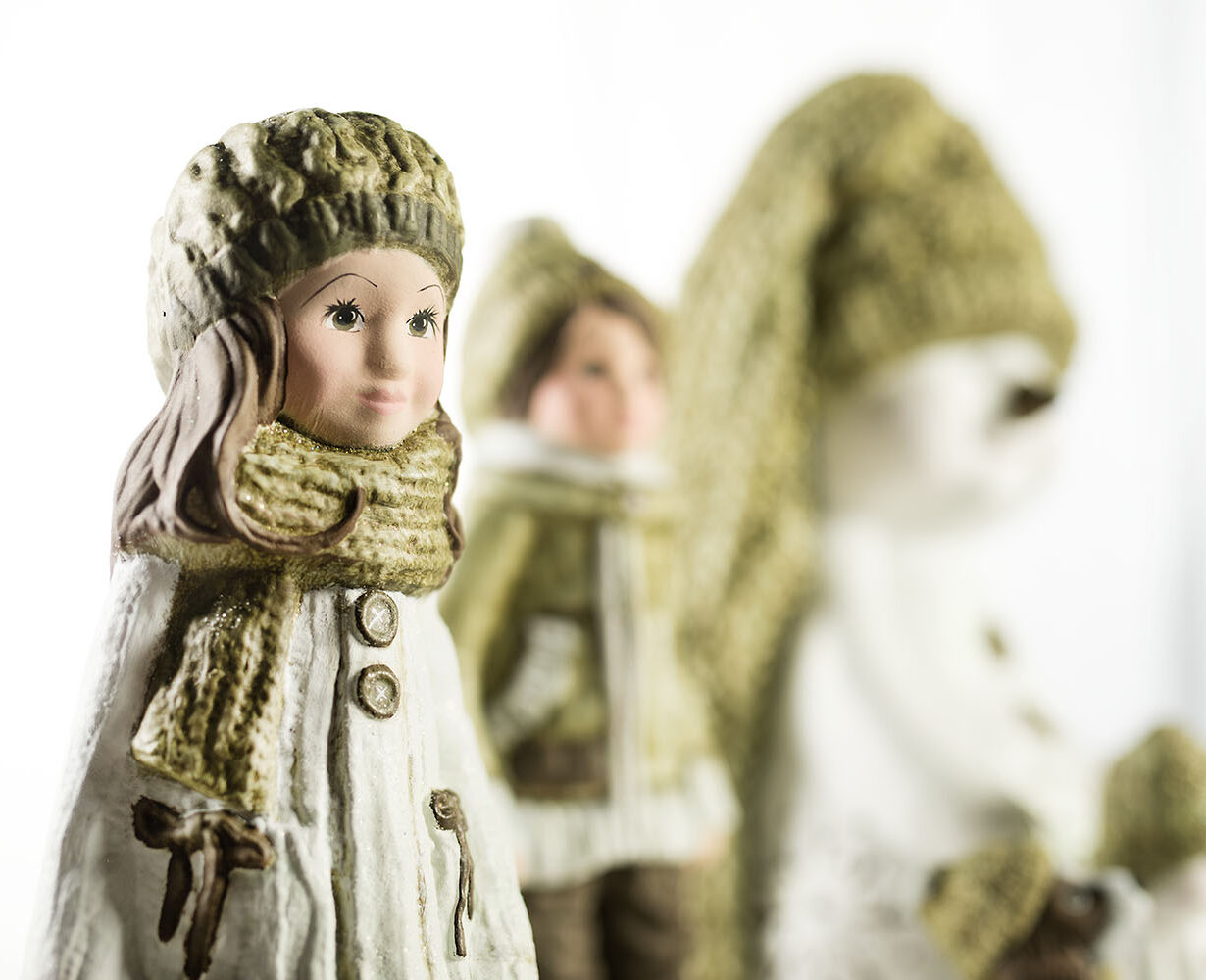 figurki gliniane - dziewczynka z gliny - producent