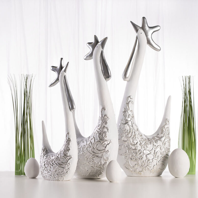 figurki z gliny całoroczne - jak ćmielów