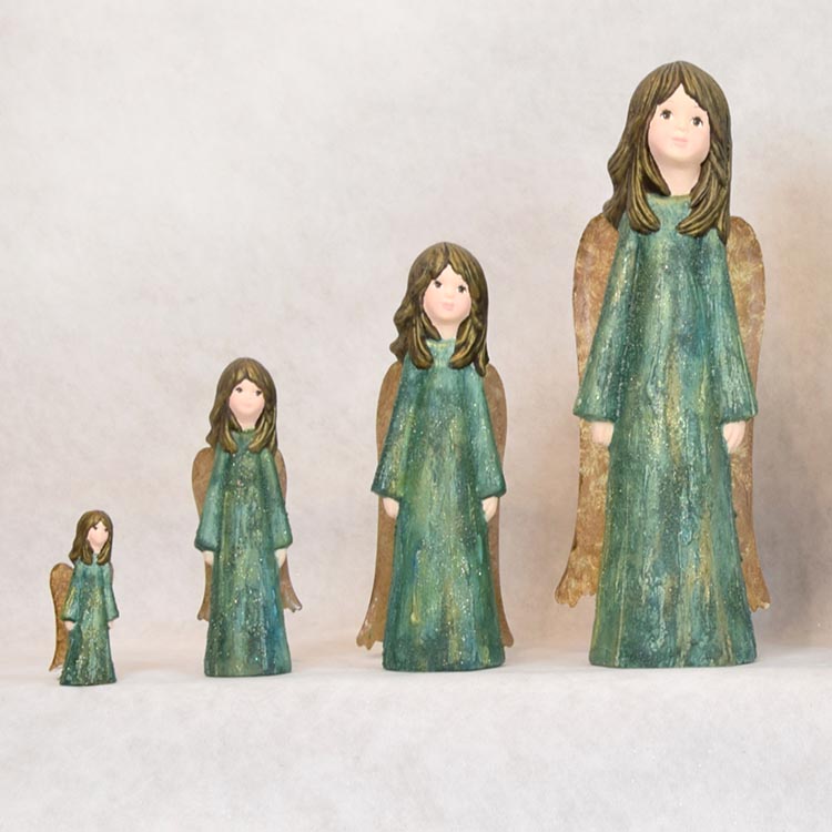 anioły metal melanż pacific turkus 750